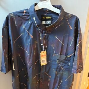 Men’s 3XL RSVLTS Harry Potter Olivander’s Best Button Down